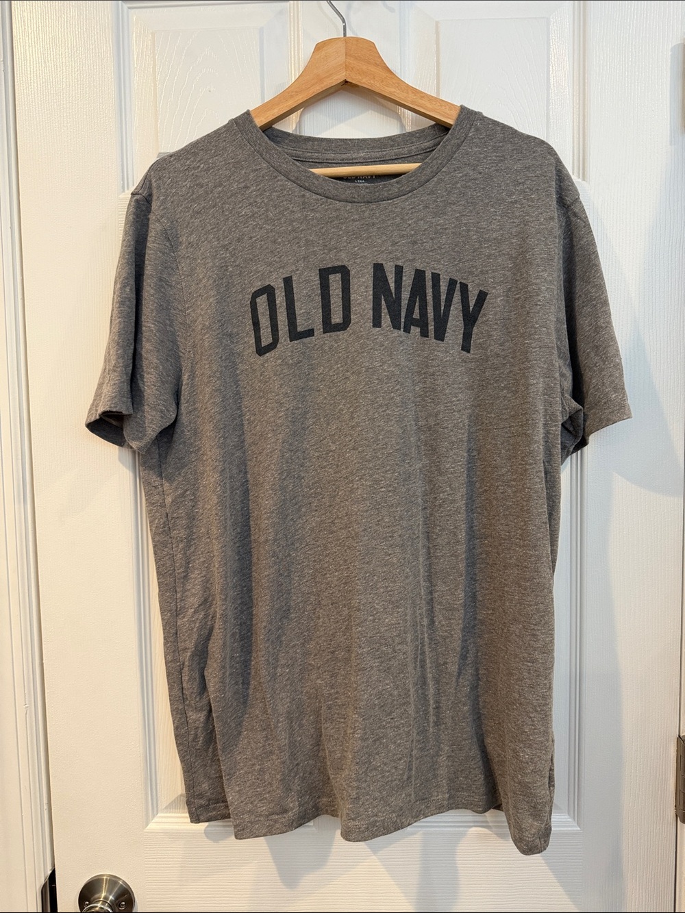 Old Navy Men's Gray Logo T-Shirt